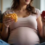 임신 중 고지방 식단, 태아 간에 무리 준다